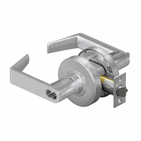 SCHLAGE COMMERCIAL ALX Series Grade 2 Entry Rhodes Lever Lock with Small Format IC Prep Less Core, 47267042 ALX53BRHO626